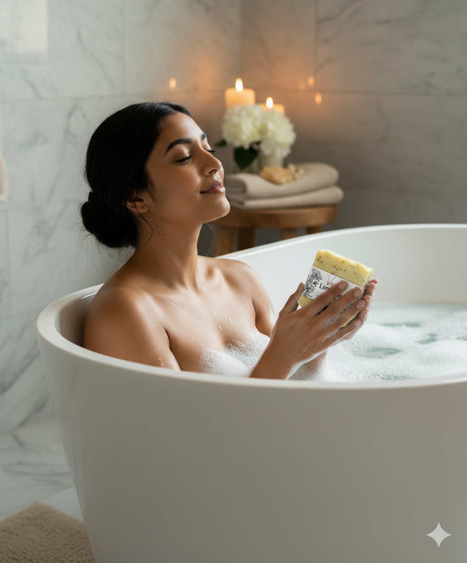 Almond Berry Crunch Artisan Bar Soap