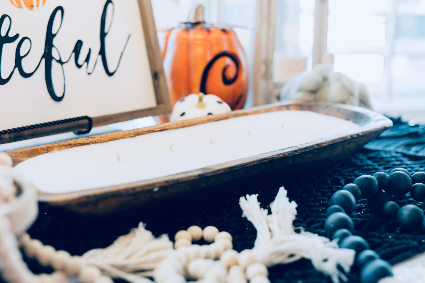 Dough Bowl Candles | Vintage | Rustic