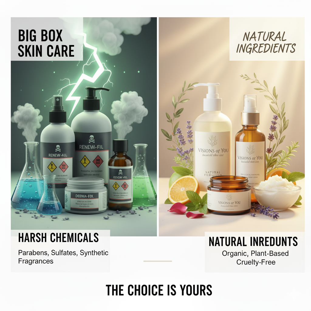 Mass-Produced Skincare vs. Small-Batch Skincare