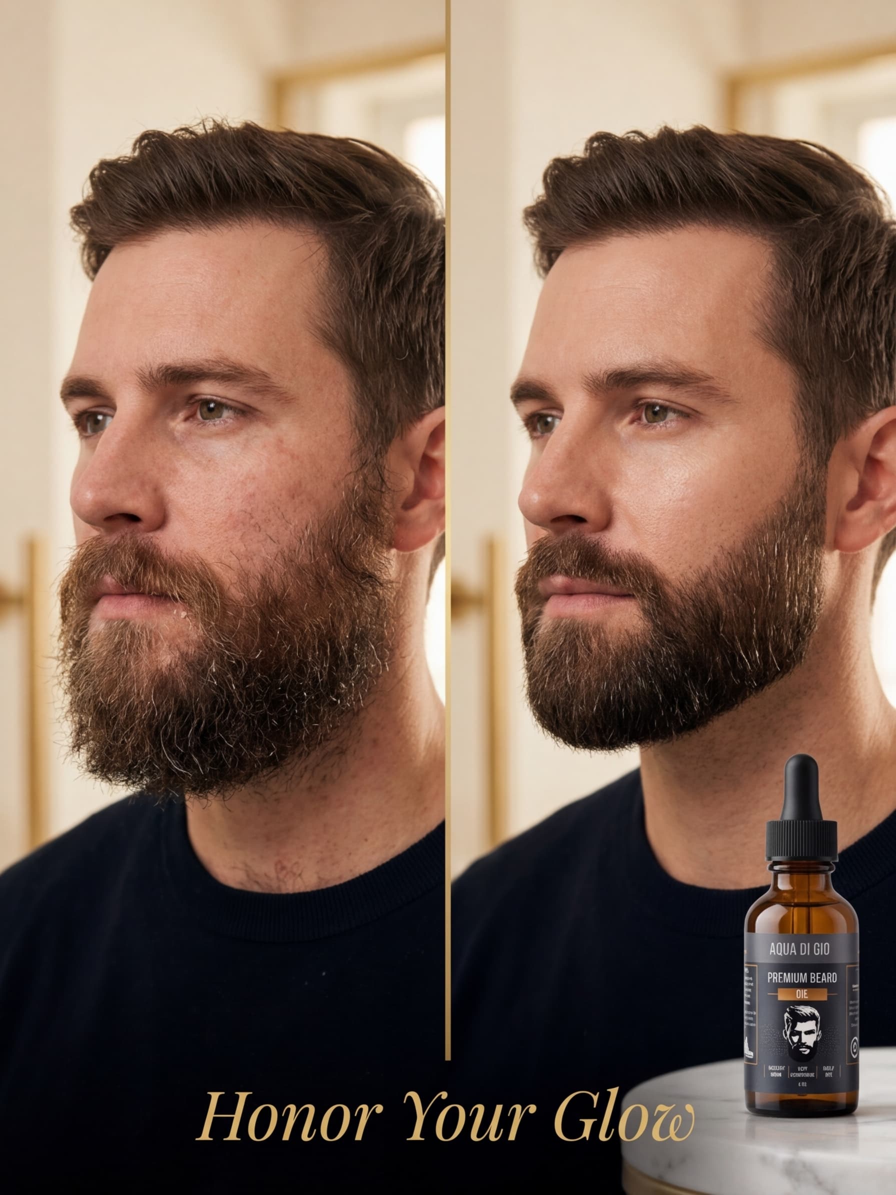 Men's Beard Oil — 6-Oil Blend with Argan, Jojoba & Sea Buckthorn | Choose Your Scent | Visions of You Beautiful