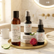 The Clear Slate Set — Niacinamide, Prickly Pear Serum & Aloe Cleanser Bundle | Visions of You Beautiful