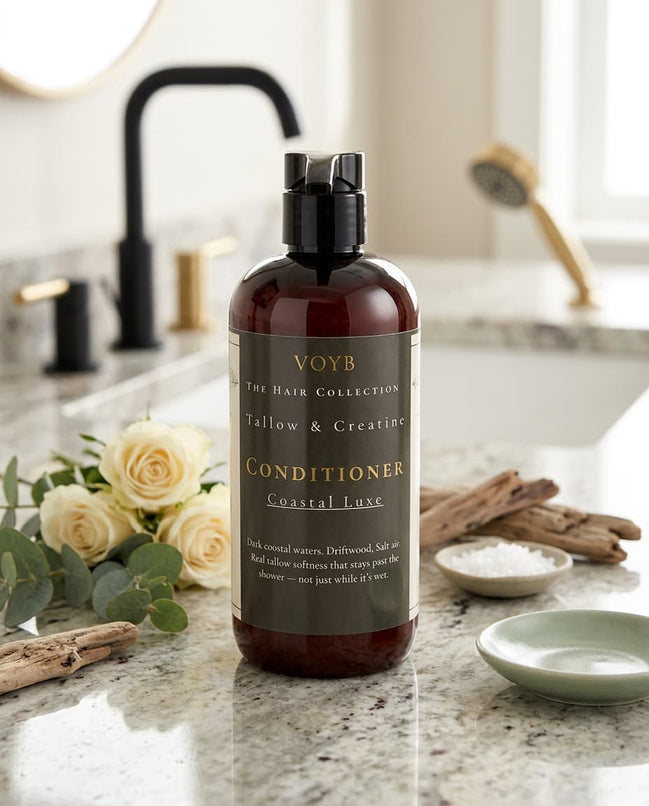 Tallow & Creatine Conditioner — Repair for Dry, Damaged Hair