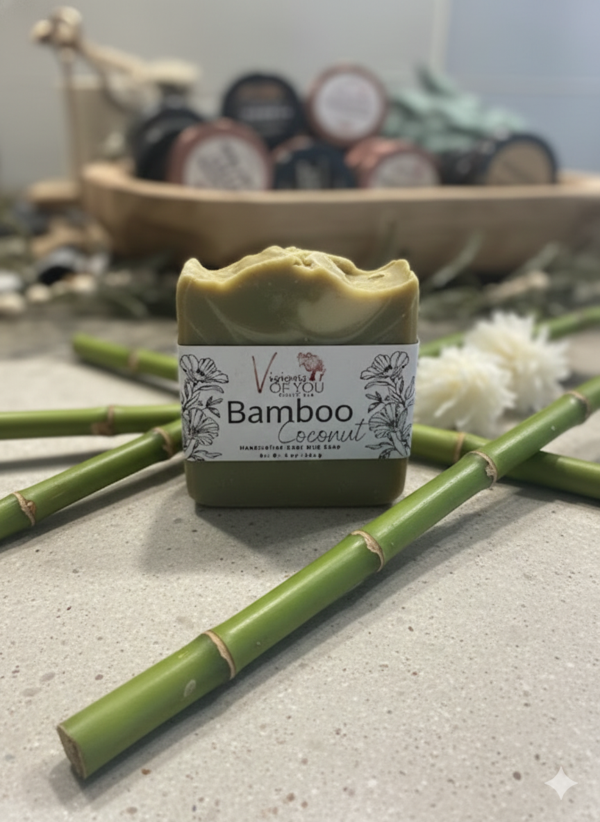 🥥 Bamboo Coconut Artisan handmade bar soap