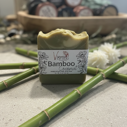 🥥 Bamboo Coconut Artisan handmade bar soap