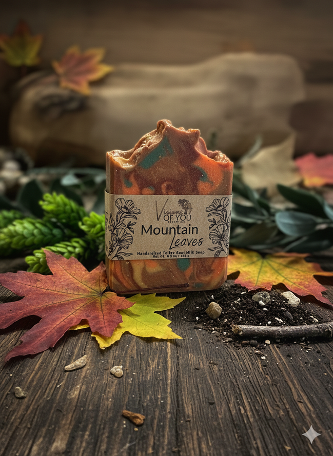 ⛰️ Mountain Leaves Artisan Handmade bar soap