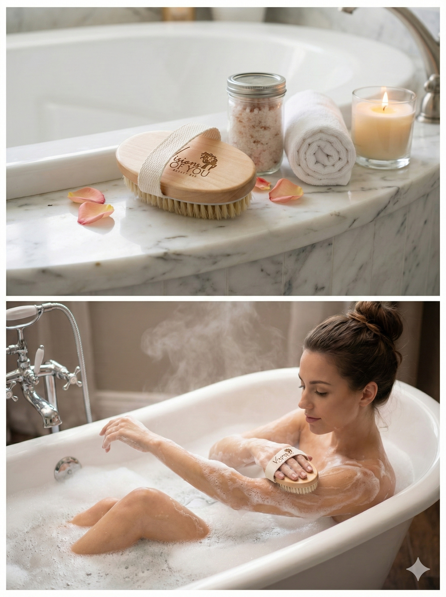 Visions of You Premium Dual-Action Body Buffer & Massager