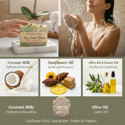 Baja Cactus Blossom Natural Soap | Moisturizing Artisan Bar for Dry Skin | Visions of You