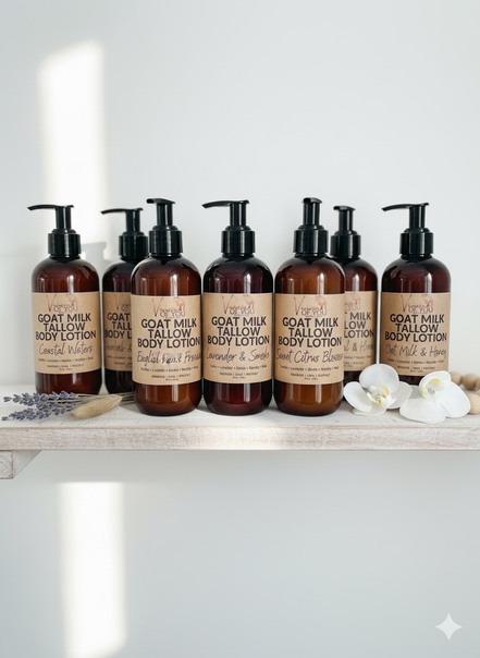 🐐 Farm-to-Skin Goat's Milk & Tallow Nourishing Body Lotion