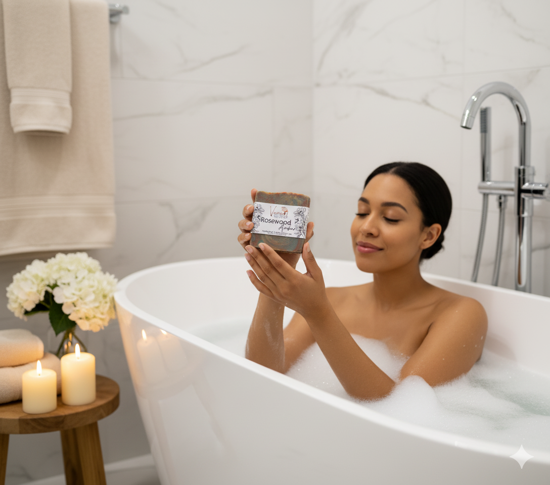 Rosewood Amber Artisan Bar Soap