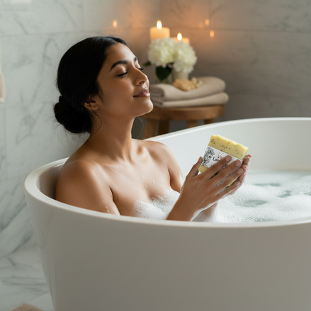 Almond Berry Crunch Artisan Bar Soap