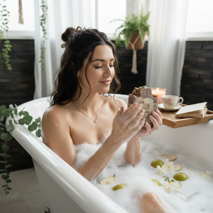 ⛰️ Mountain Leaves Artisan Handmade bar soap