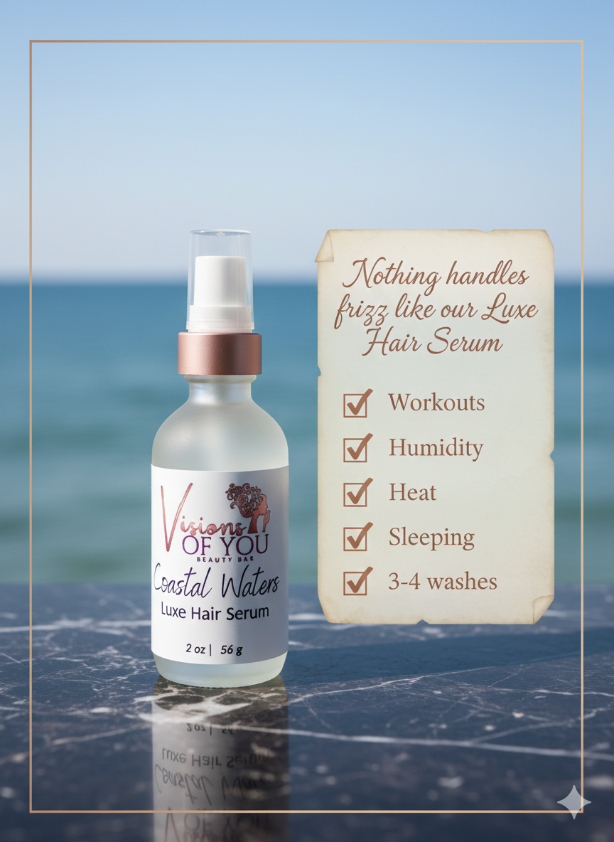 Luxe Hair Serum- Anti Frizz & Heat Protection