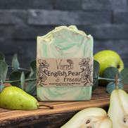 🍐 English Pear & Freesia Artisan handmade bar soap