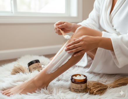 Whipped Tallow Body Butter — All-Day Moisture That Actually Lasts | Visions of You Beautiful
