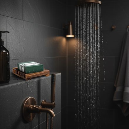 Premium Slatted Wood Soap Deck