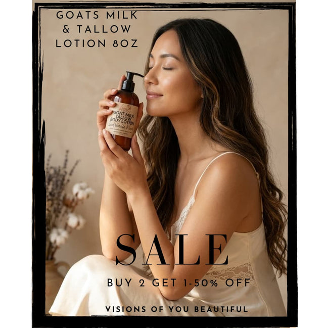 Goat's Milk & Tallow Body Lotion 8 oz