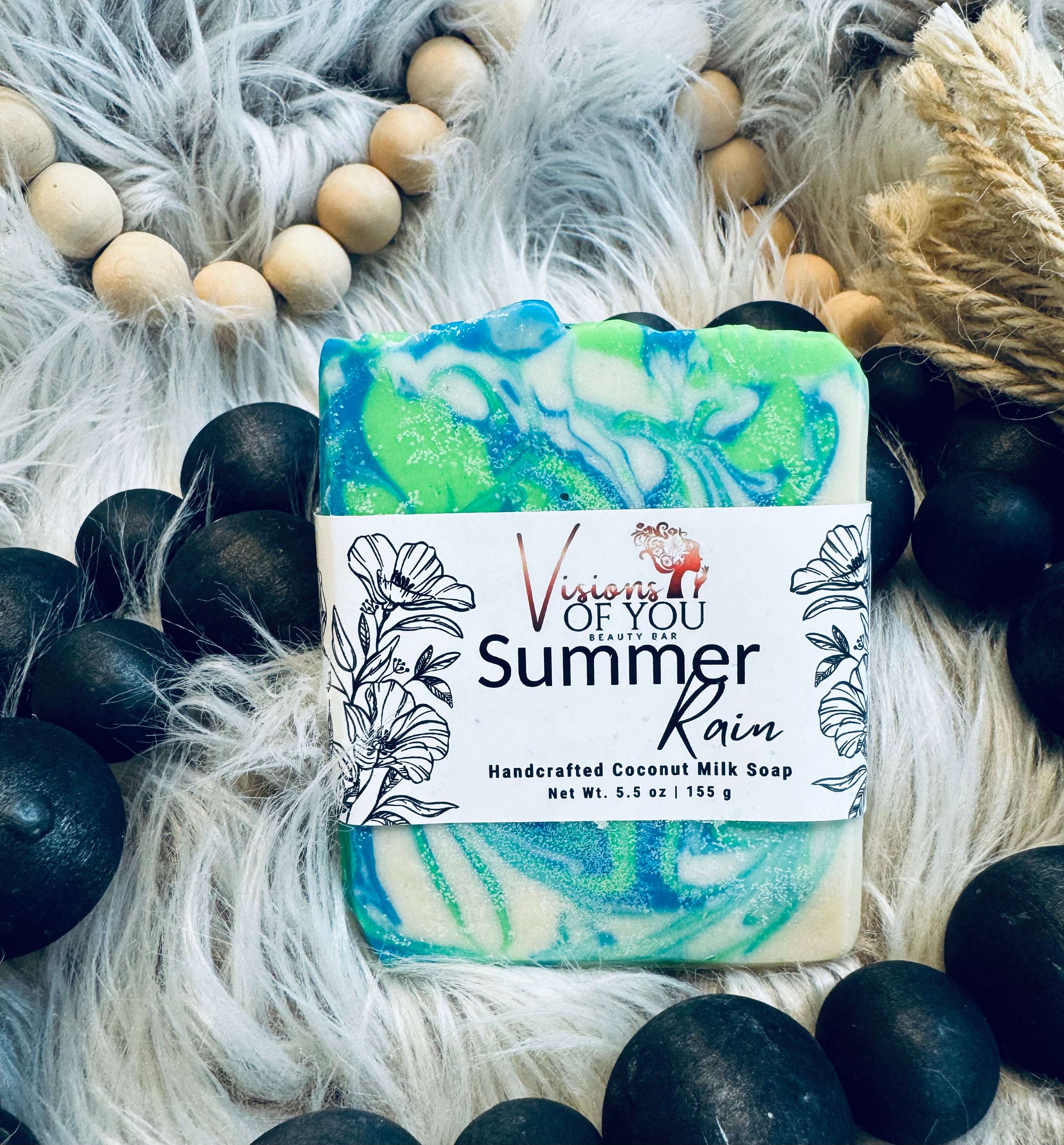 Summer Rain Coconut Milk Artisan Bar Soap