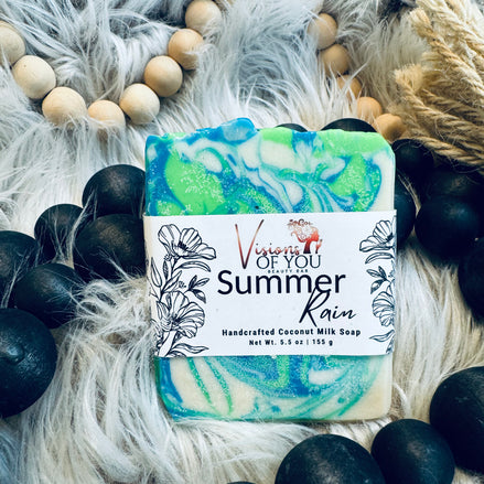 Summer Rain Coconut Milk Artisan Bar Soap
