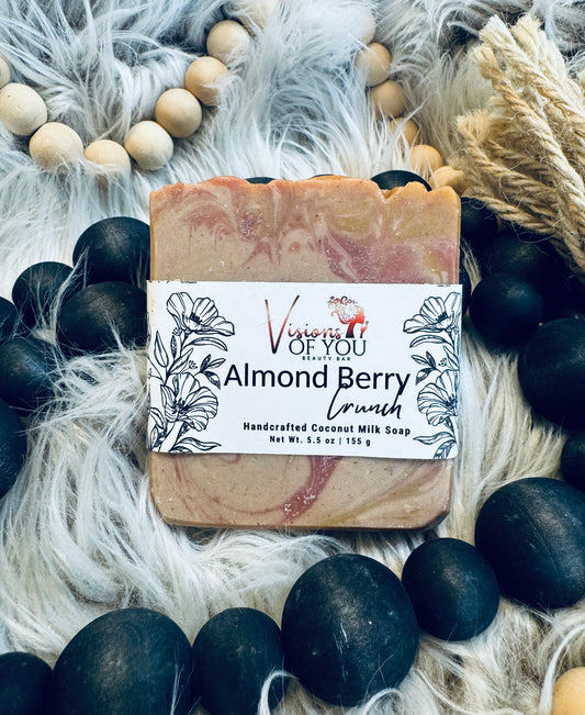 Almond Berry Crunch Artisan Bar Soap