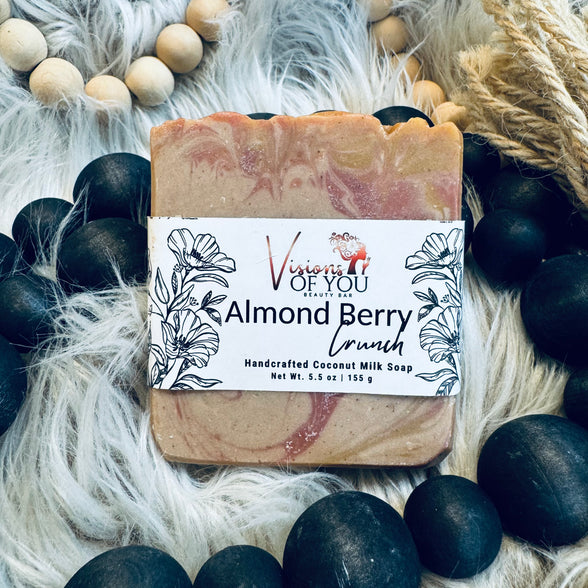 Almond Berry Crunch Artisan Bar Soap
