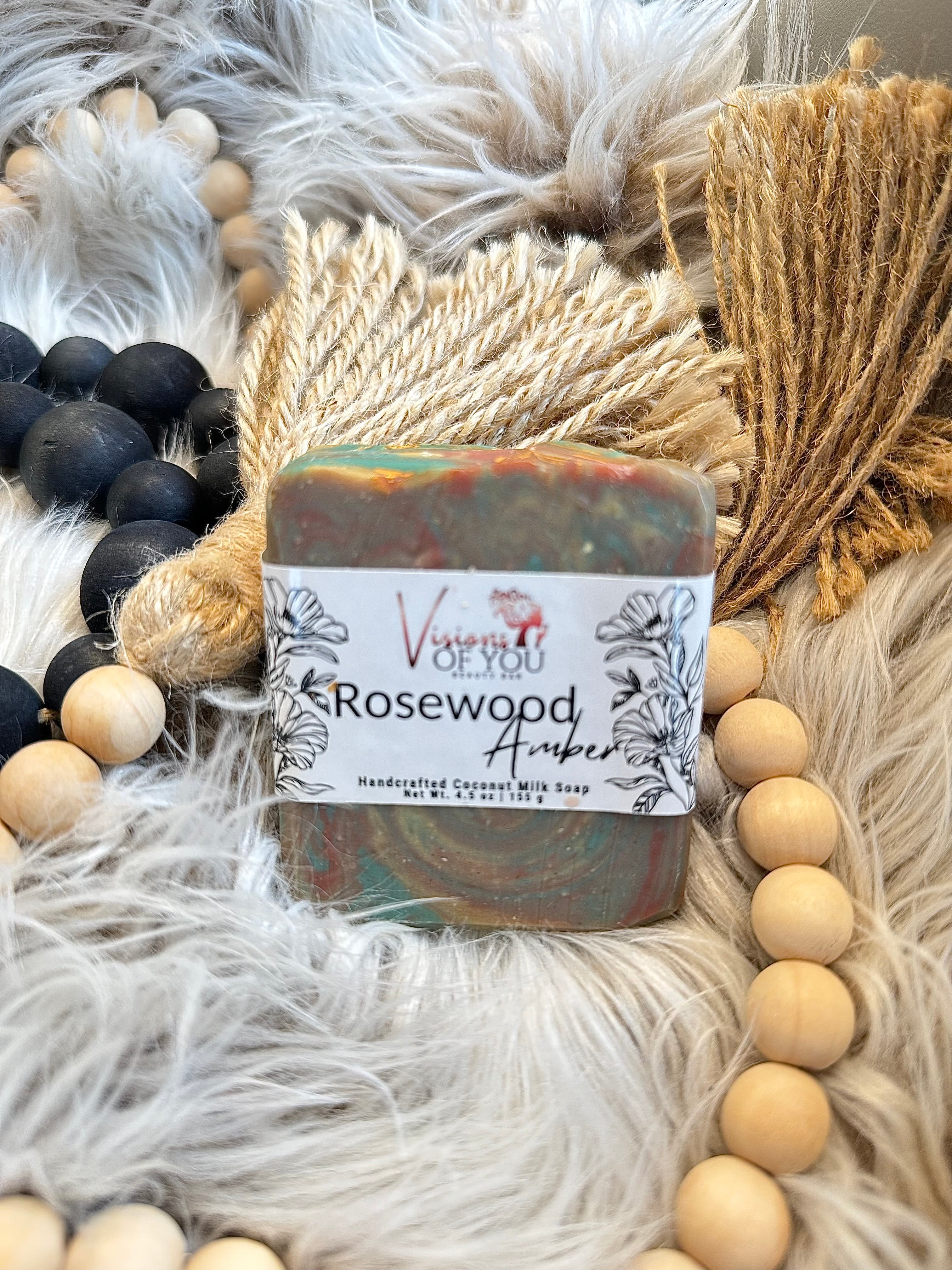 Rosewood Amber Artisan Bar Soap