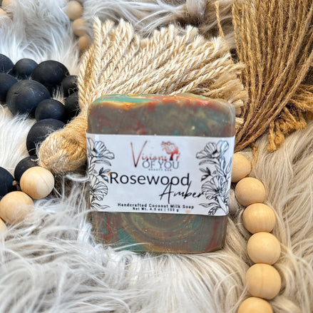 Rosewood Amber Artisan Bar Soap