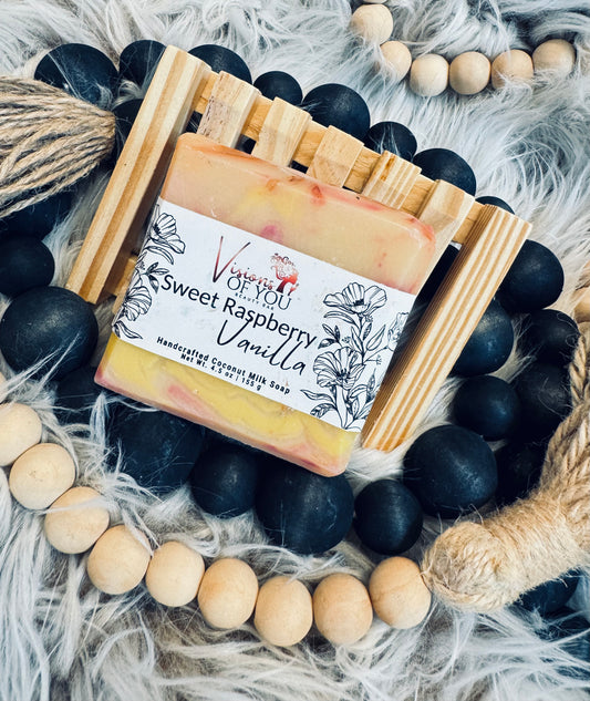 Sweet Raspberry Vanilla Artisan Bar Soap
