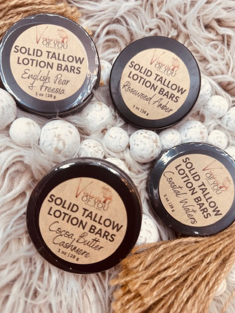 🧈 Solid Tallow Lotion Bar: The Gold Standard in Skin Nourishment