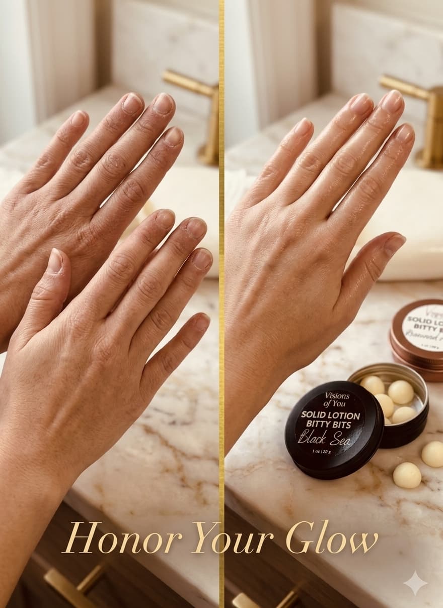 Solid Lotion Bitty Bits — Beeswax & Tallow Solid Lotion Pellets | Several Fragrances | Visions of You Beautiful (Copy)