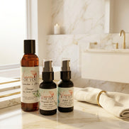 The Evening Savasana Renewal Set — Retinol Serum, Pomegranate Seed Oil & Aloe Cleanser Bundle | Visions of You Beautiful