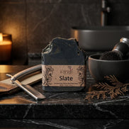 SLATE | Goat's Milk & Tallow | Artisan handmade bar soap | Visions of you beautiful