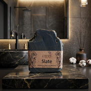 SLATE | Goat's Milk & Tallow | Artisan handmade bar soap | Visions of you beautiful