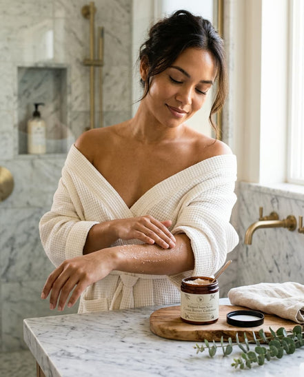 Pure Whipped Sugar Scrub — Exfoliating Body Scrub with Tallow & Apricot
