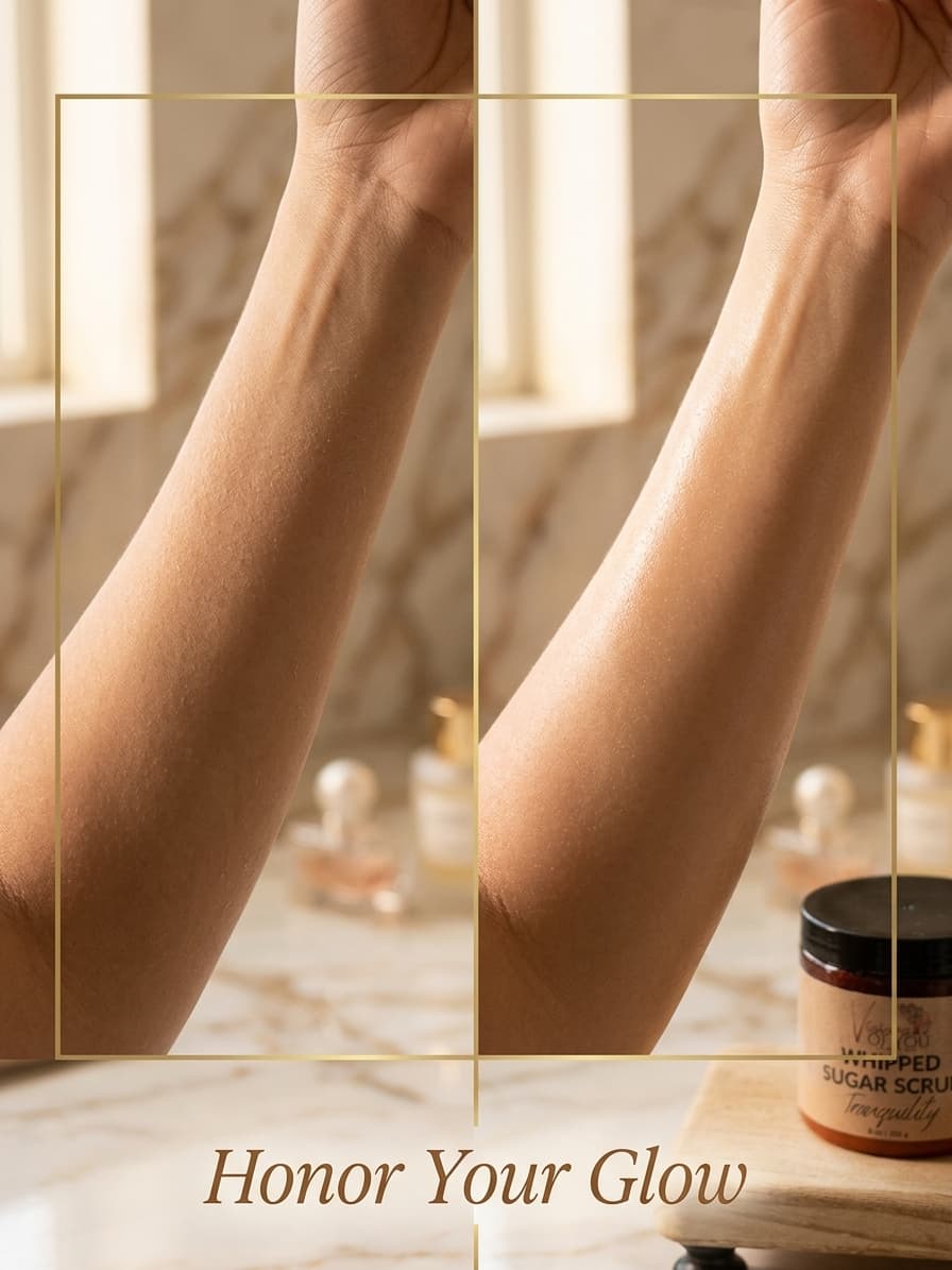 Pure Whipped Sugar Scrub — Exfoliating Body Scrub with Apricot Kernel Oil & Double Humectant | Visions of You Beautiful