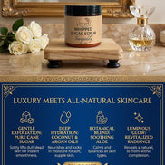 Pure Whipped Sugar Scrub — Exfoliating Body Scrub with Apricot Kernel Oil & Double Humectant | Visions of You Beautiful