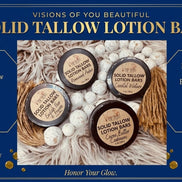 🧈 Solid Tallow Lotion Bar: The Gold Standard in Skin Nourishment