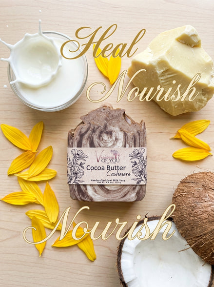 Cocoa Butter Cashmere | Goat's Milk | Artisan Bar Soap Visions of You Beautiful