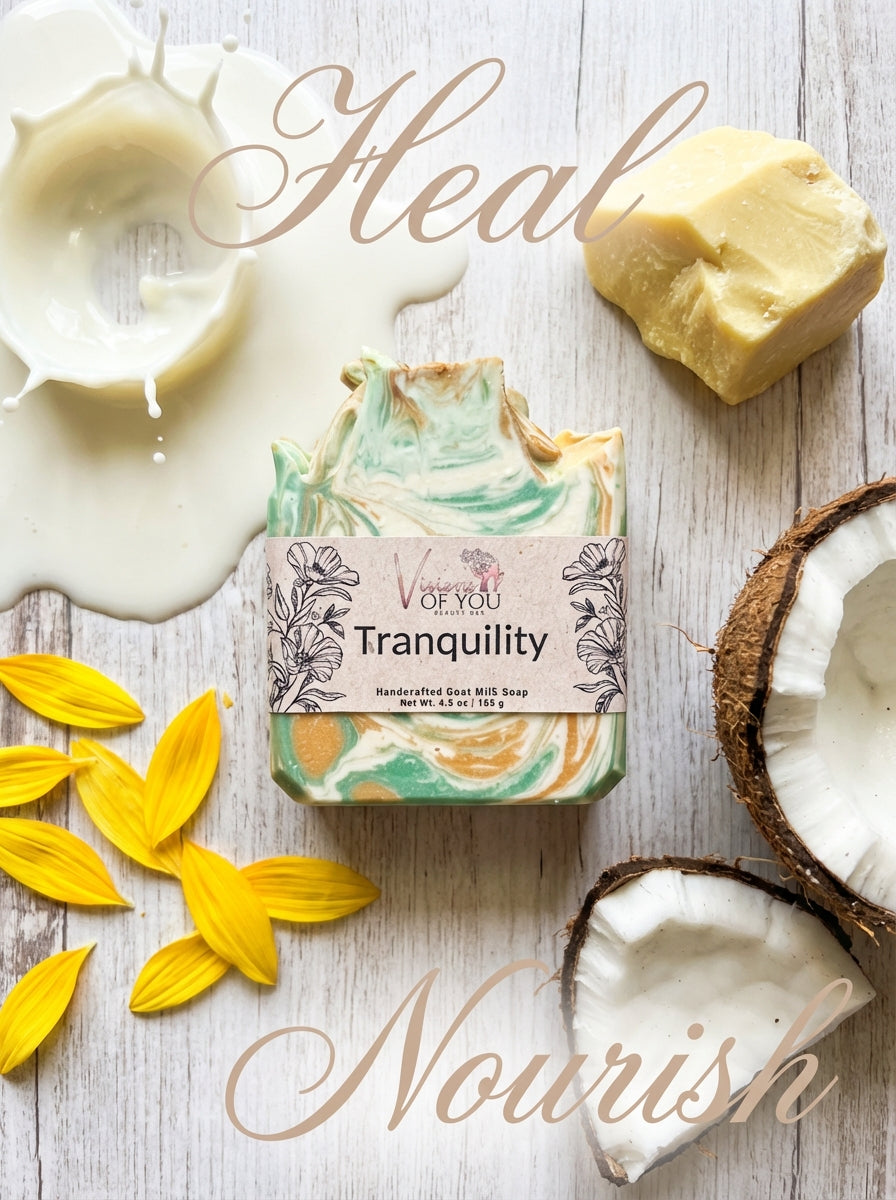 Tranquility | Goat's Milk Artisan Bar Soap | Visions of You Beautiful