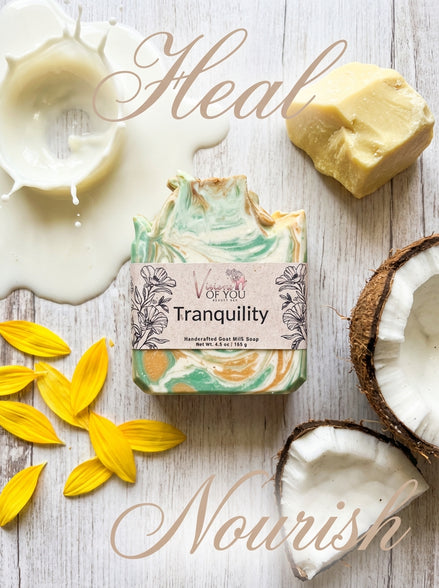 Tranquility | Goat's Milk Artisan Bar Soap | Visions of You Beautiful