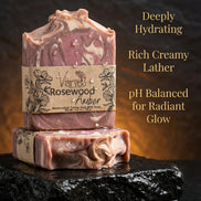 Rosewood Amber | Goat's Milk & Tallow | Artisan Bar Soap Visions of you beautiful