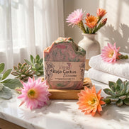 Baja Cactus Blossom Natural Soap | Moisturizing Artisan Bar for Dry Skin | Visions of You