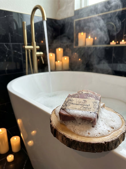 Rosewood Amber | Goat's Milk & Tallow | Artisan Bar Soap Visions of you beautiful