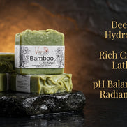 🥥 Bamboo Coconut Artisan handmade bar soap