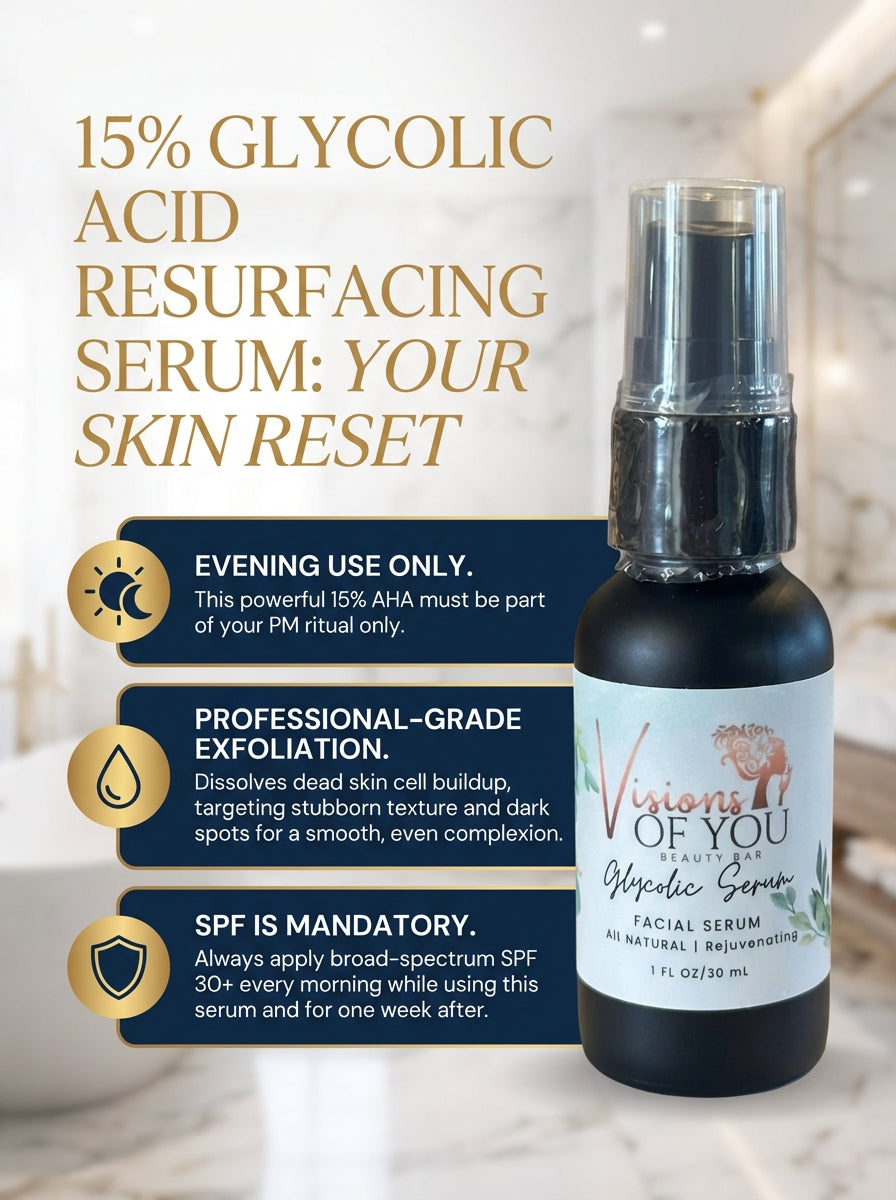 Visions of You Beautiful | Glycolic Acid 15% Resurfacing Serum