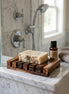 Premium Slatted Wood Soap Deck