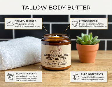 ☁️ Whipped Tallow Body Butter: Decadence for Your Skin