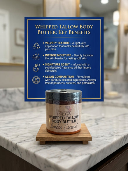 Whipped Tallow Body Butter — All-Day Moisture That Actually Lasts | Visions of You Beautiful